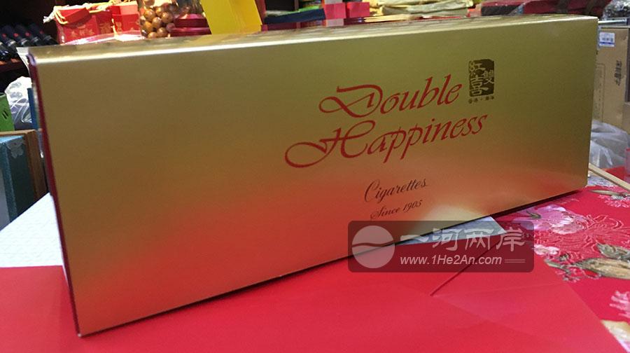 南洋红双喜罐装铁盒香港纪念版