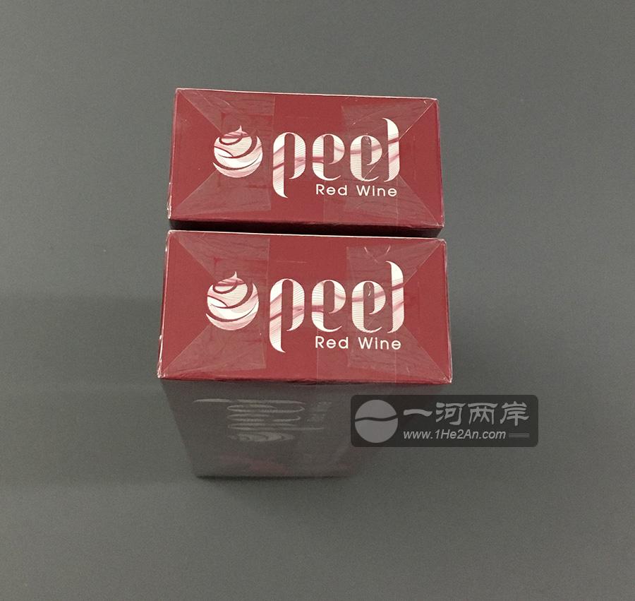 Peel red wine capsule