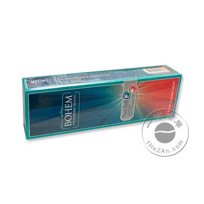 宝恒树叶草莓鸡尾酒双爆珠/寒冰双爆  Bohem Strawberry Mojito Dual ball