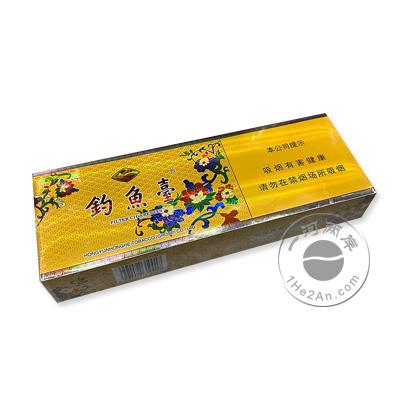 DiaoYuTai钓鱼台香烟(硬黄)，钓鱼台硬黄专供出口版