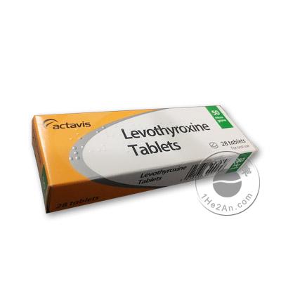 Actavis Levothyroxine 28 Tablets 50 micro-grams HK-56044 优甲乐左旋甲状腺素