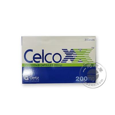痛风止痛药/塞来昔布 Celco celecoxib 200mg 20 capsules